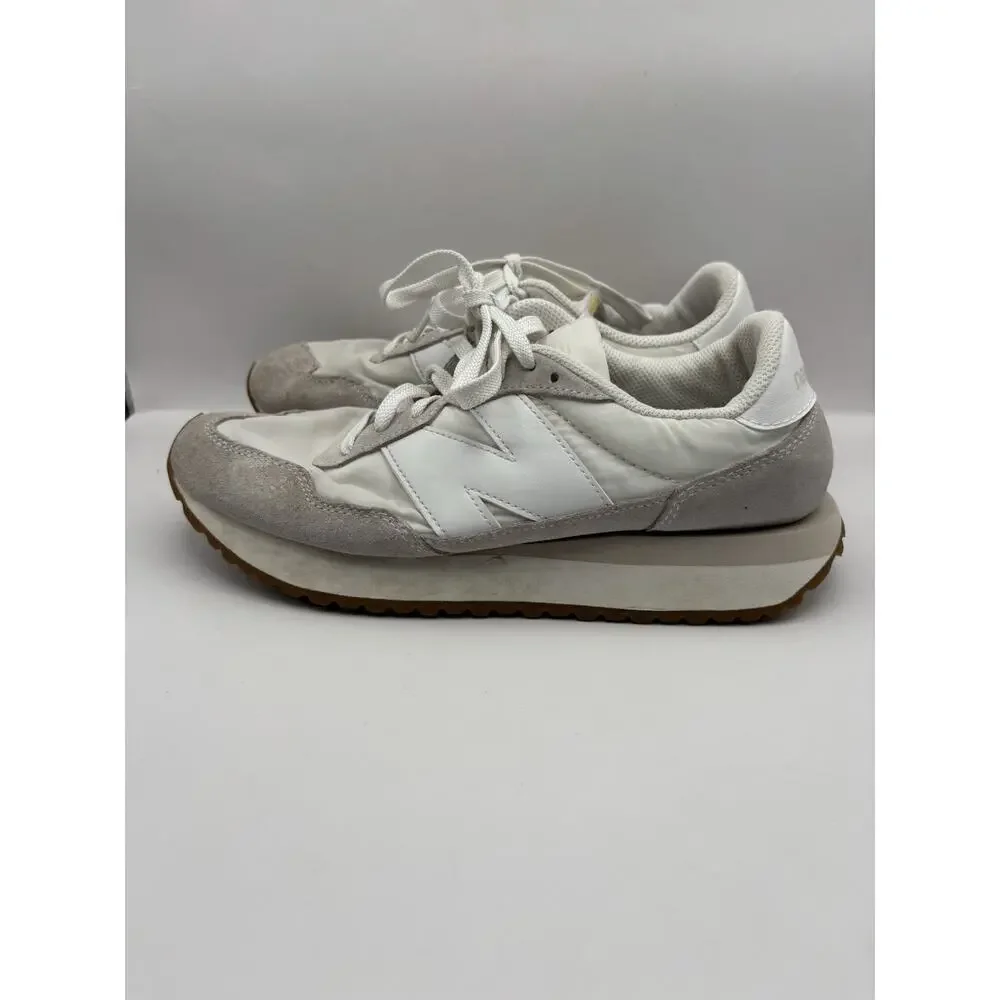 New Balance 237 Marblehead Gum White Sneakers Women Size 9